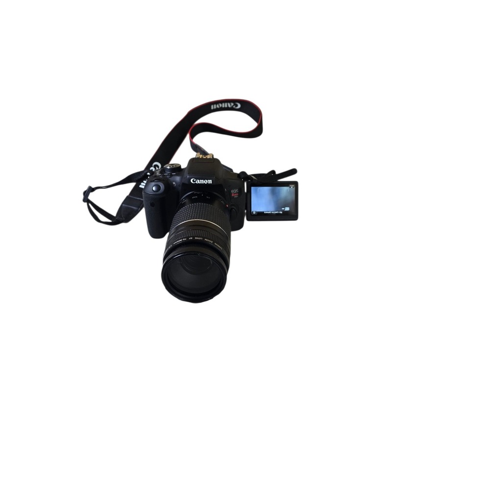 Canon EOS Rebel T6i DSLR Camera with EF 75-300mm f/4-5.6 III Zoom Lens Black - Picture 3 of 6